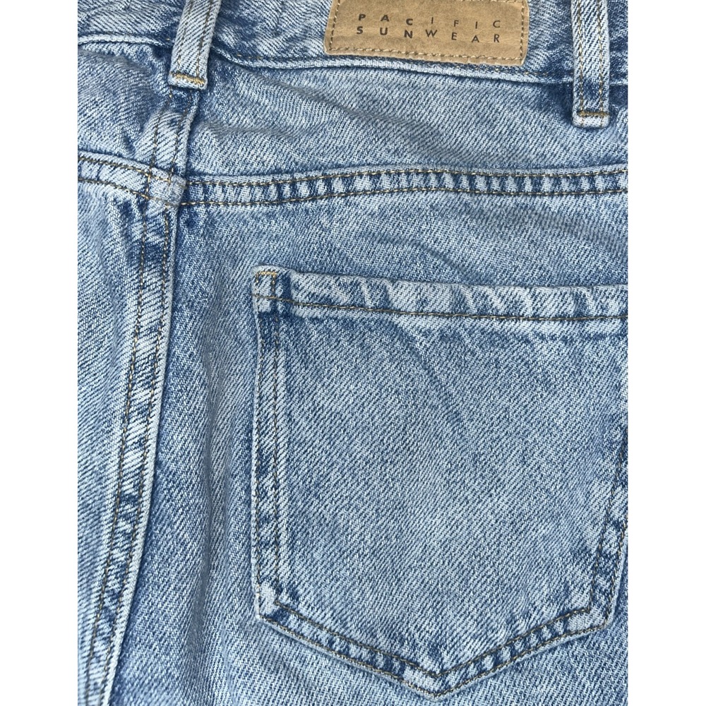 Pacsun Women's Blue High Rise Straight Bootcut Flared Denim Jeans‎ Pants Size 25 - Picture 6 of 12